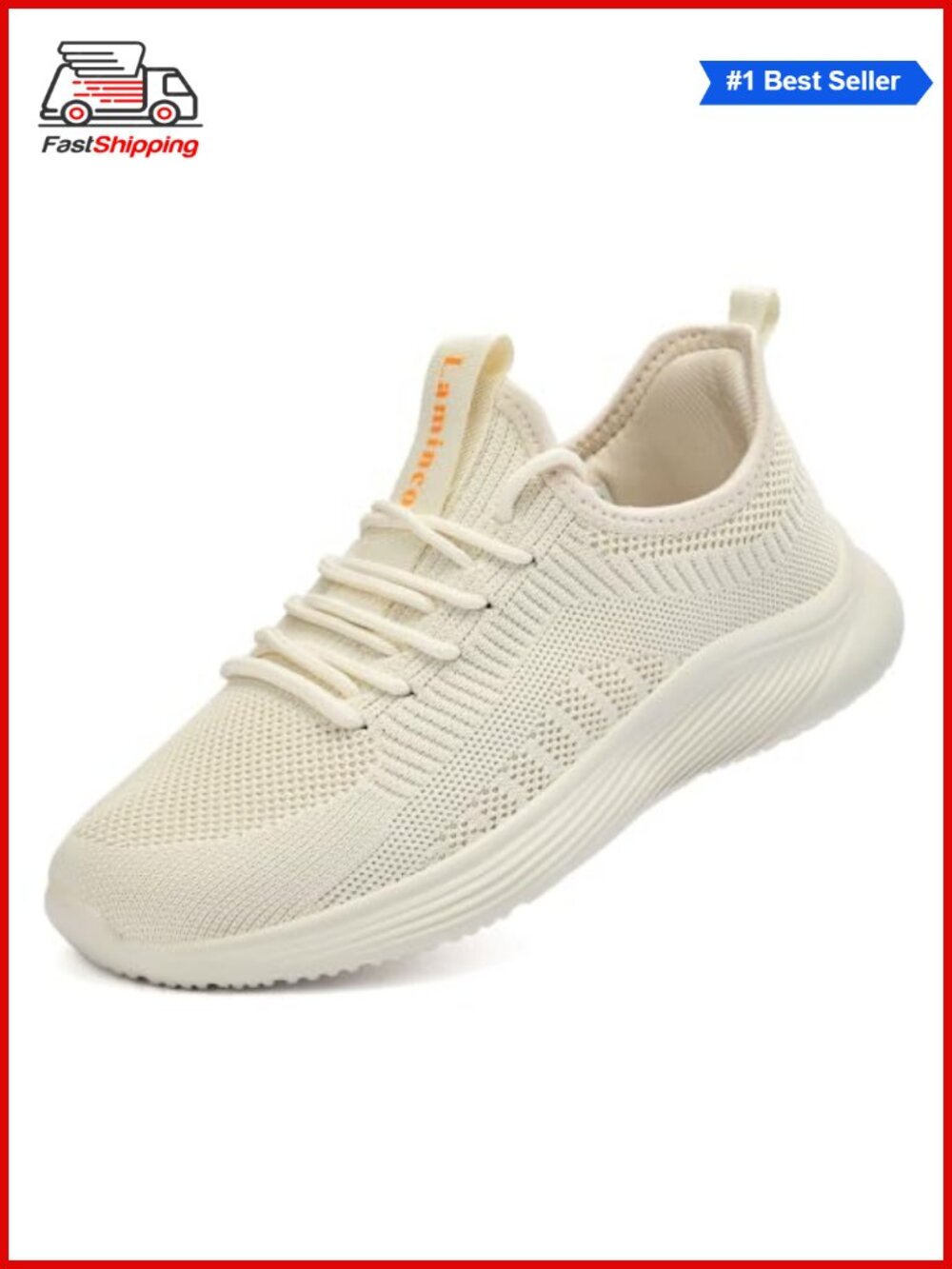 ✨ Lamincoa Women's Slip-On Walking Sneakers Lightweight Mesh Knit Athletic Shoes